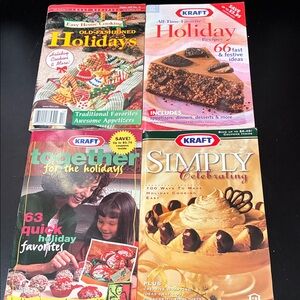 Holiday vintage Recipe cookbook magazine Collection